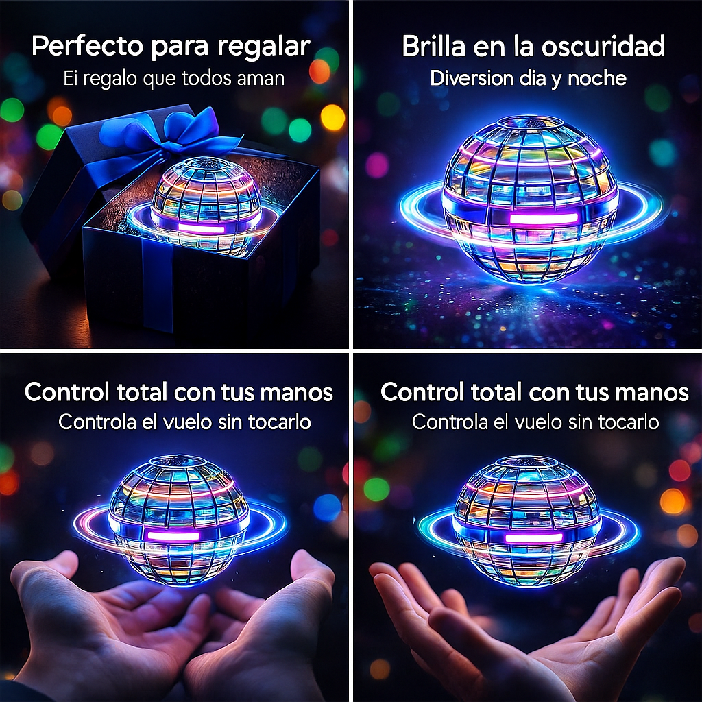 Mini Dron Bola Giratoria Mágica