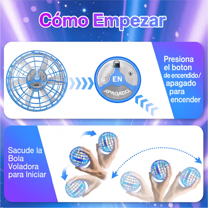 Mini Dron Bola Giratoria Mágica