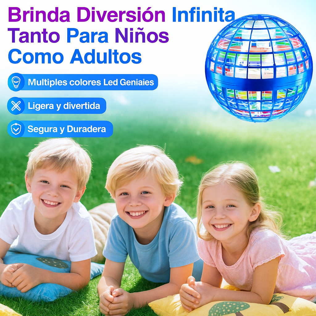 Mini Dron Bola Giratoria Mágica